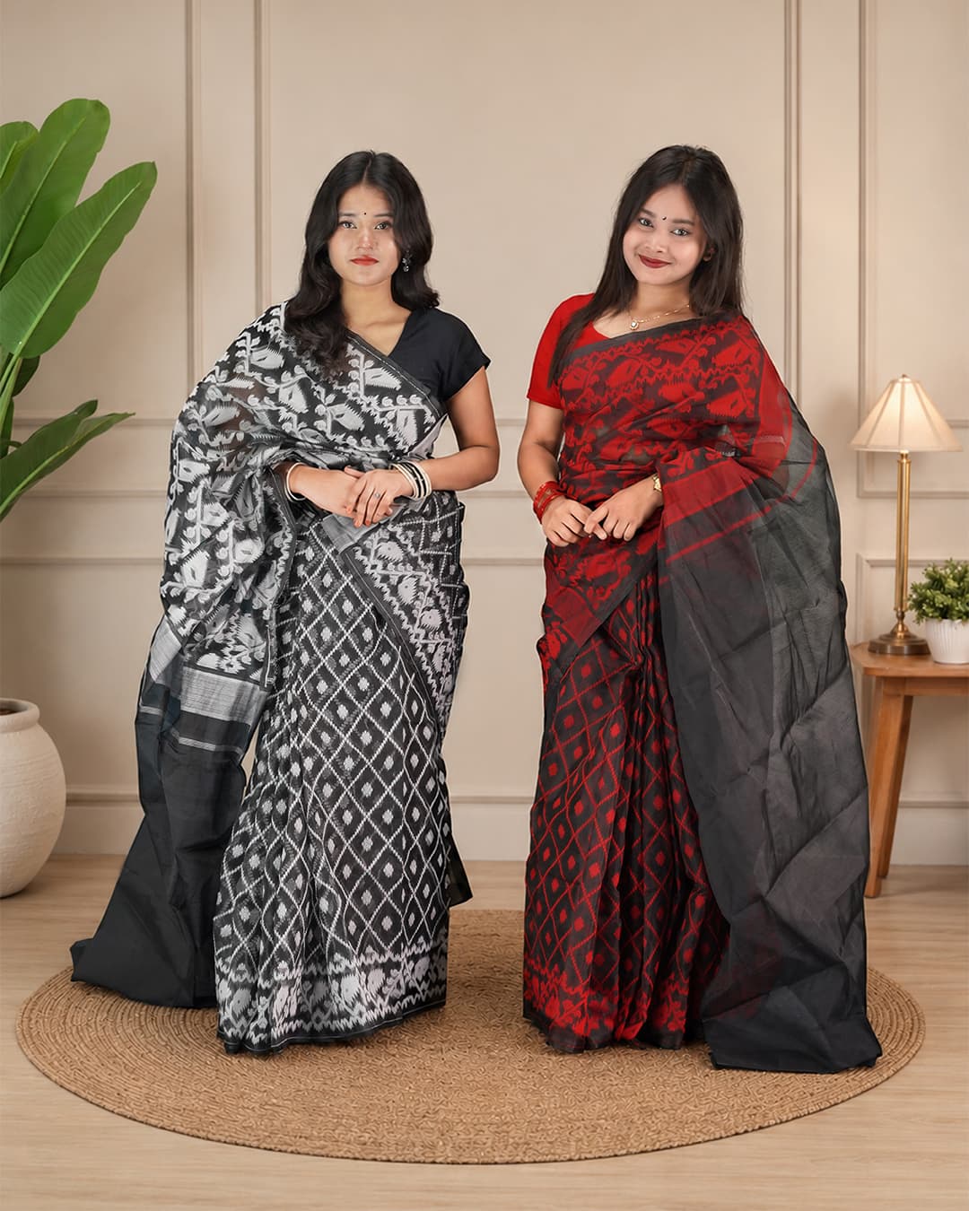 প্রিমিয়াম টিস্যু জামদানি শাড়ি