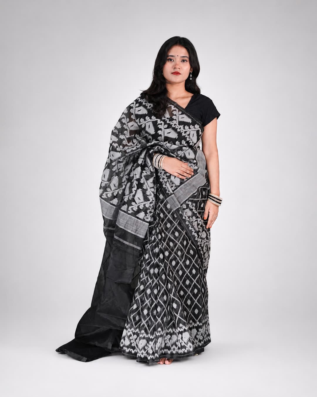 Premium Tissue Jamdani Saree